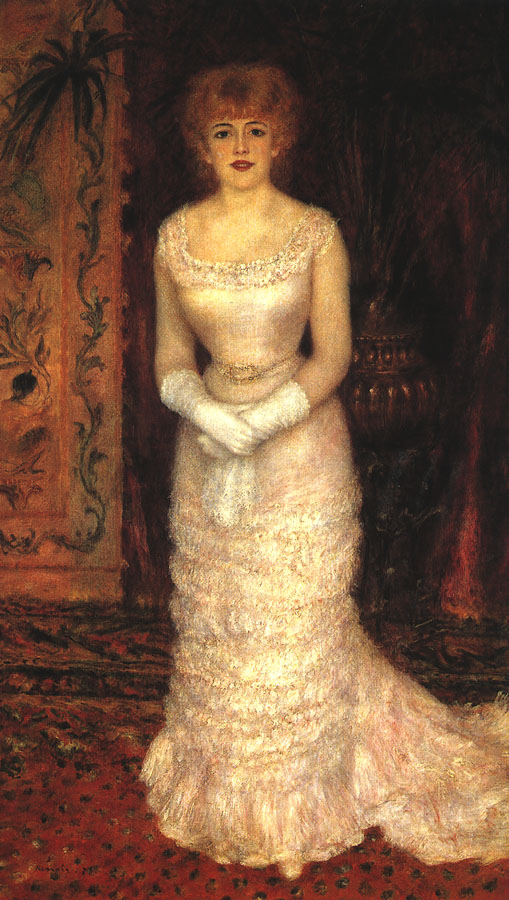 Pierre Renoir Portrait of Jeanne Samary